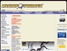 Tablet Screenshot of macrofotografia.com.br